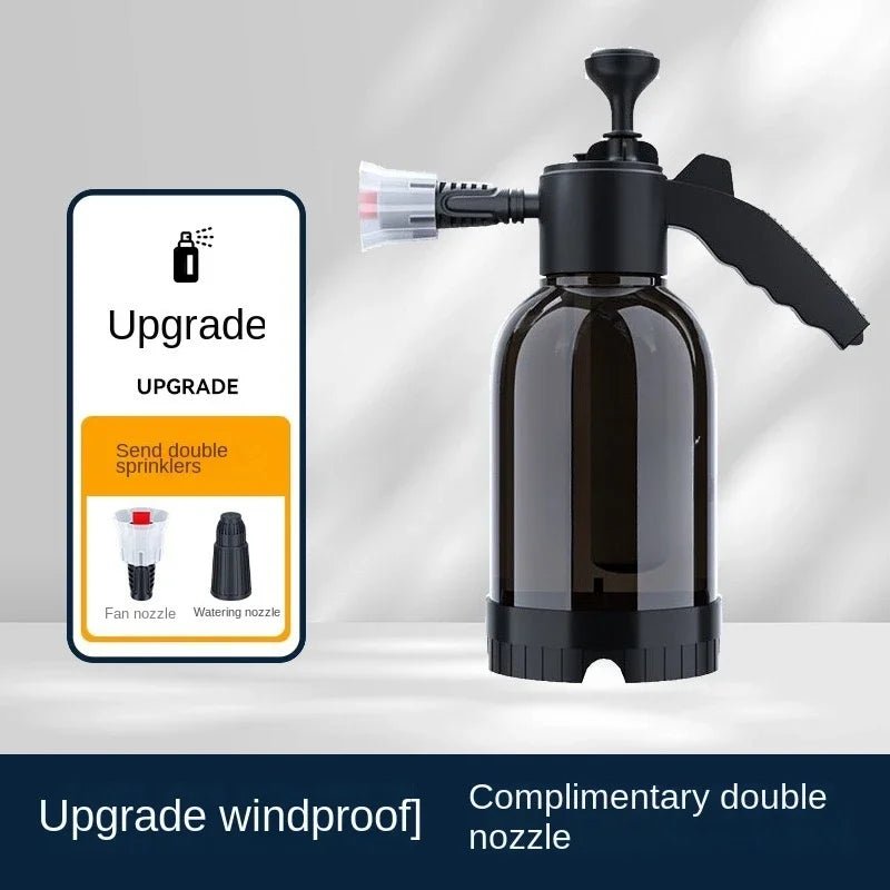 2L Pressurized Foam Sprayer – 2 Nozzles for Car & Garden Cleaning - Smiles shop