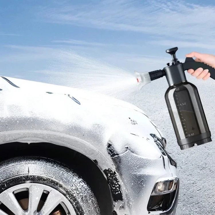 2L Pressurized Foam Sprayer – 2 Nozzles for Car & Garden Cleaning - Smiles shop
