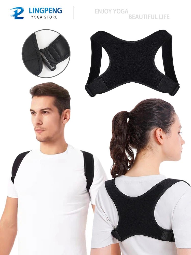 Adjustable Posture Corrector Back Brace – Breathable Ergonomic Support - Smiles shop