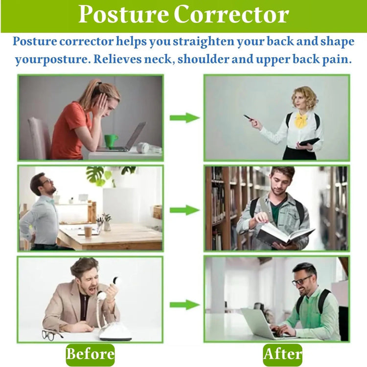 Adjustable Posture Corrector Back Brace – Breathable Ergonomic Support - Smiles shop