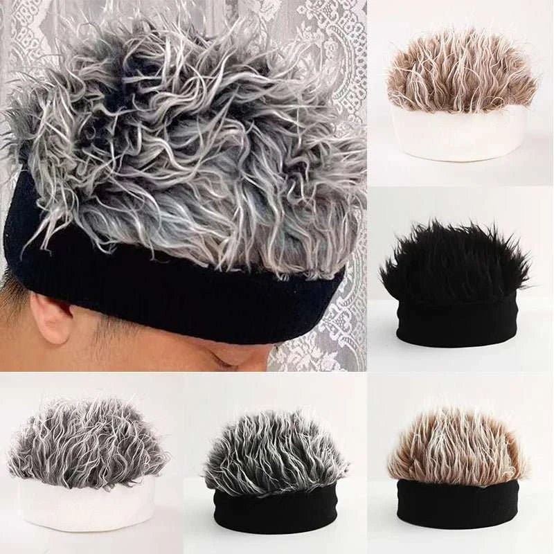 Bonnet Perruque Fantaisie Unisexe – Faux Cheveux Hérissés Style Hip Hop & Déguisement - Smiles shop