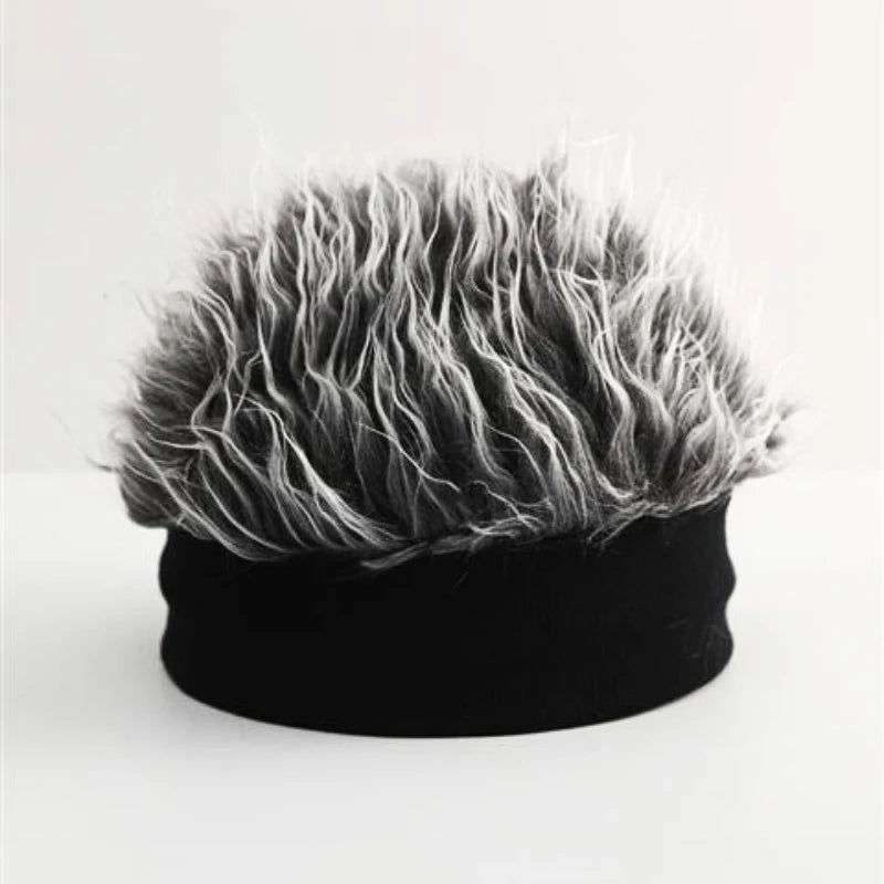 Bonnet Perruque Fantaisie Unisexe – Faux Cheveux Hérissés Style Hip Hop & Déguisement - Smiles shop