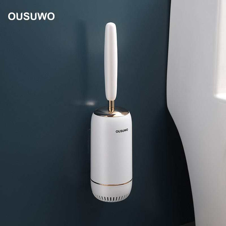 Brosse WC Silicone – Support Mural, Hygiénique & Design - Smiles shop