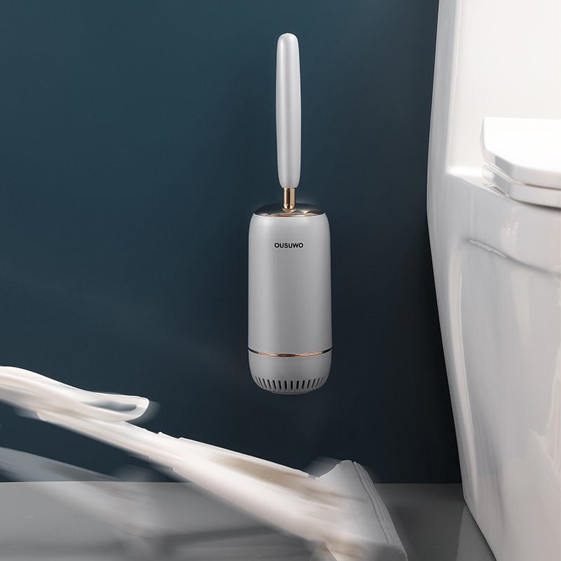 Brosse WC Silicone – Support Mural, Hygiénique & Design - Smiles shop