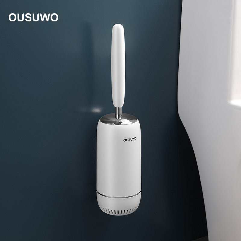 Brosse WC Silicone – Support Mural, Hygiénique & Design - Smiles shop