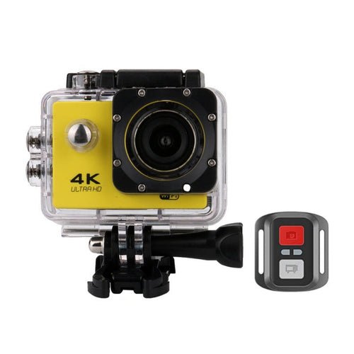 Caméra Action 4K UHD WiFi – Étanche 30m, Stabilisateur Gyro, Télécommande RF & Accessoires - Smiles shop