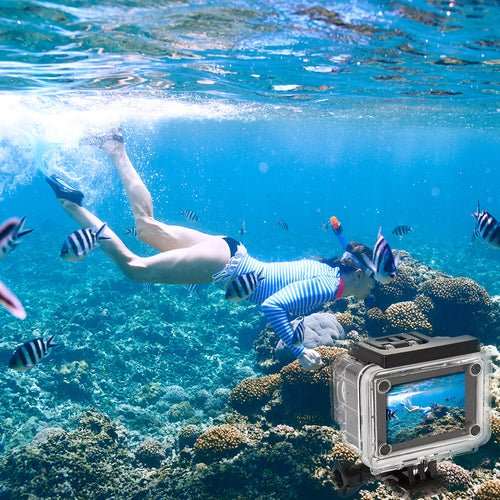 Caméra Action 4K UHD WiFi – Étanche 30m, Stabilisateur Gyro, Télécommande RF & Accessoires - Smiles shop
