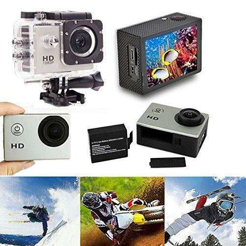 Caméra Action 4K UHD WiFi – Étanche 30m, Stabilisateur Gyro, Télécommande RF & Accessoires - Smiles shop