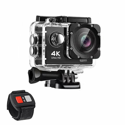 Caméra Action 4K UHD WiFi – Étanche 30m, Stabilisateur Gyro, Télécommande RF & Accessoires - Smiles shop
