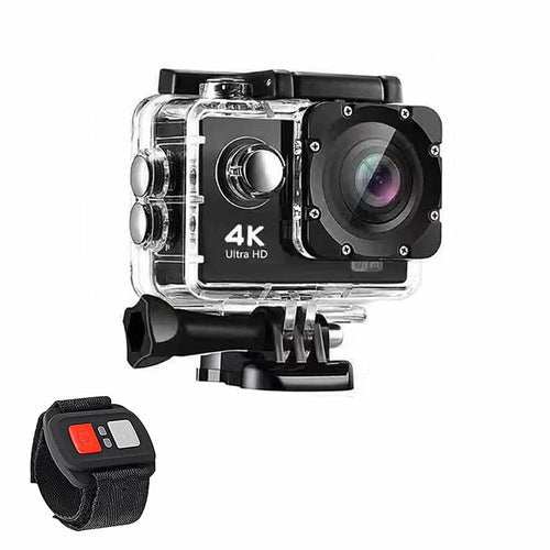 Caméra Action 4K UHD WiFi – Étanche 30m, Stabilisateur Gyro, Télécommande RF & Accessoires - Smiles shop