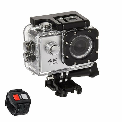 Caméra Action 4K UHD WiFi – Étanche 30m, Stabilisateur Gyro, Télécommande RF & Accessoires - Smiles shop