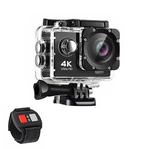 Caméra Action 4K UHD WiFi – Étanche 30m, Stabilisateur Gyro, Télécommande RF & Accessoires - Smiles shop