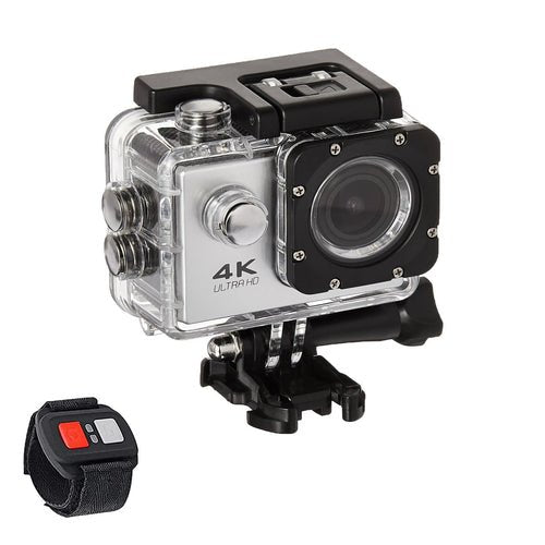 Caméra Action 4K UHD WiFi – Étanche 30m, Stabilisateur Gyro, Télécommande RF & Accessoires - Smiles shop