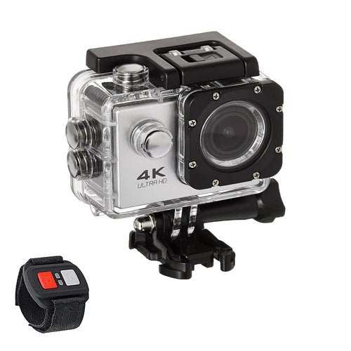 Caméra Action 4K UHD WiFi – Étanche 30m, Stabilisateur Gyro, Télécommande RF & Accessoires - Smiles shop