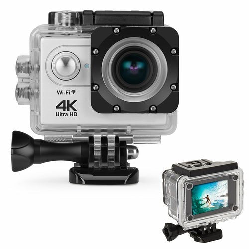 Caméra Action 4K UHD WiFi – Étanche 30m, Stabilisateur Gyro, Télécommande RF & Accessoires - Smiles shop