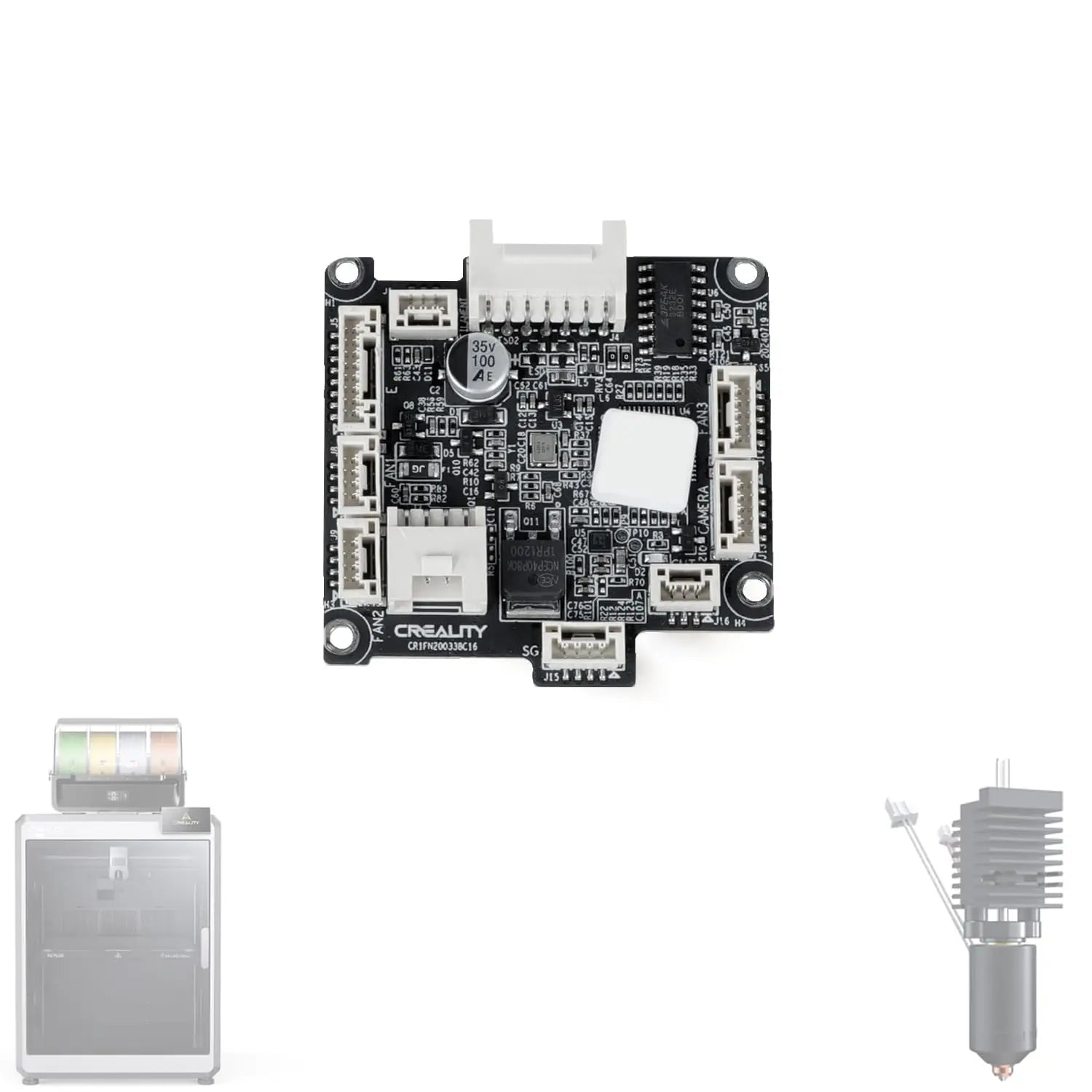 Carte PCB Tête d'Impression – Remplacement Creality K2 / K2 Pro / K2 Plus - Smiles shop