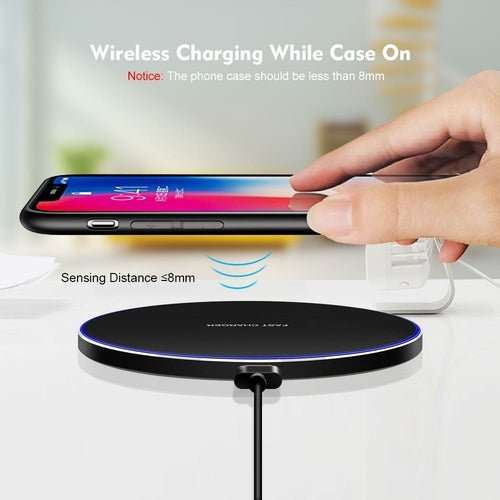 Chargeur Sans Fil Dragon W9 30W – Ultra-Fin 6,5mm, USB-C & Compatible iPhone 15 - Smiles shop