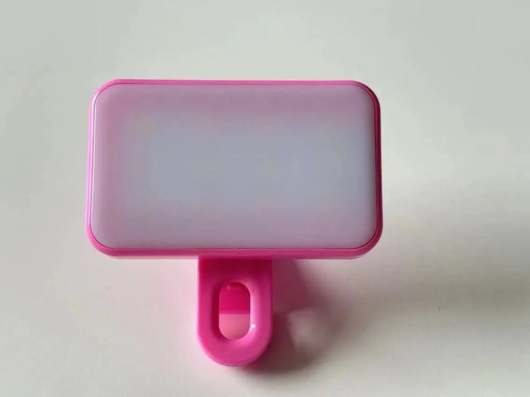 Clip-On Selfie Fill Light – 3 Color Modes, USB-C Rechargeable - Smiles shop