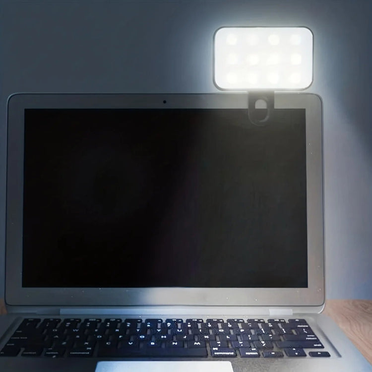 Clip-On Selfie Fill Light – 3 Color Modes, USB-C Rechargeable - Smiles shop