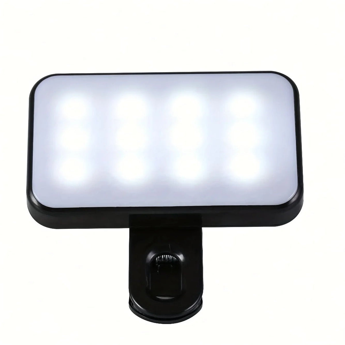 Clip-On Selfie Fill Light – 3 Color Modes, USB-C Rechargeable - Smiles shop