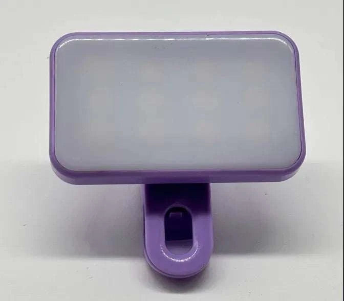 Clip-On Selfie Fill Light – 3 Color Modes, USB-C Rechargeable - Smiles shop
