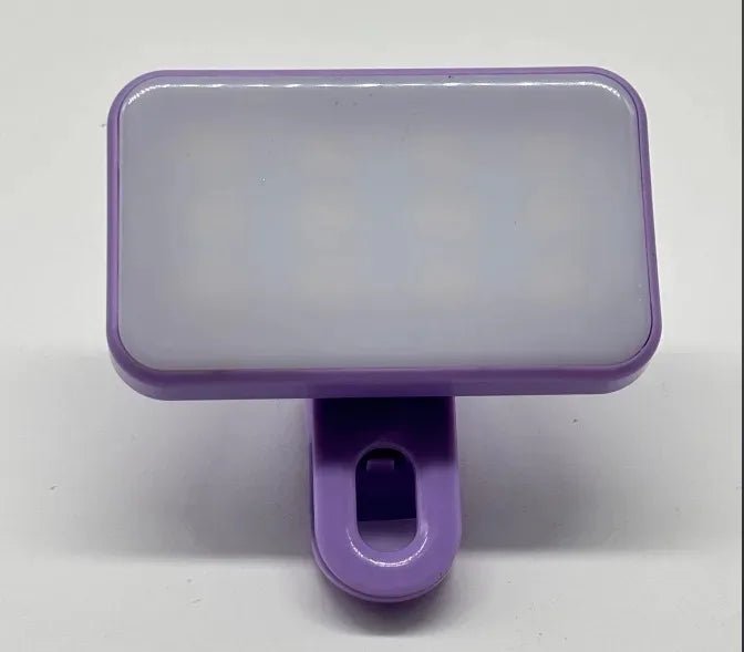 Clip-On Selfie Fill Light – 3 Color Modes, USB-C Rechargeable - Smiles shop