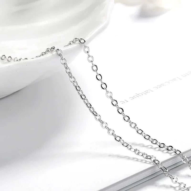Collier Pendentif Moissanite 2 Carats – Argent 925 Femme - Smiles shop
