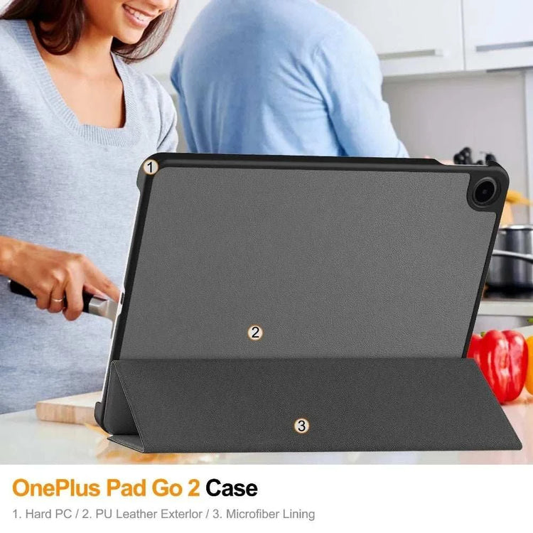 Coque Magnétique OnePlus Pad Go 2 / OPPO Pad Air 5 – Support Pliable & Veille Auto - Smiles shop