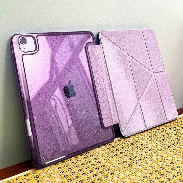 Coque Paillettes iPad – Support Multi-Angles Smart Cover - Smiles shop