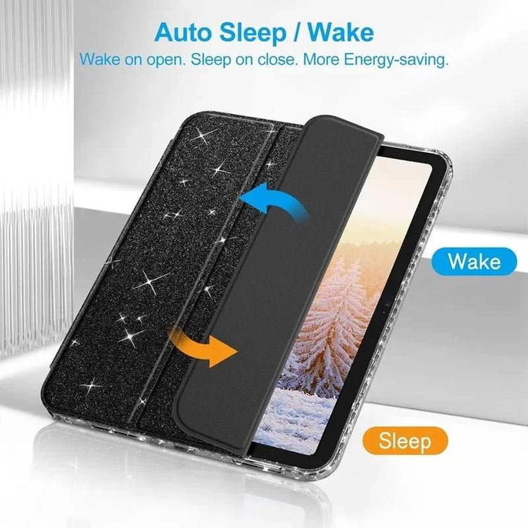 Coque Paillettes iPad – Support Multi-Angles Smart Cover - Smiles shop