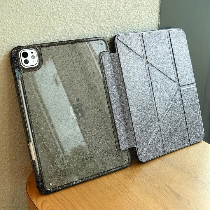 Coque Paillettes iPad – Support Multi-Angles Smart Cover - Smiles shop