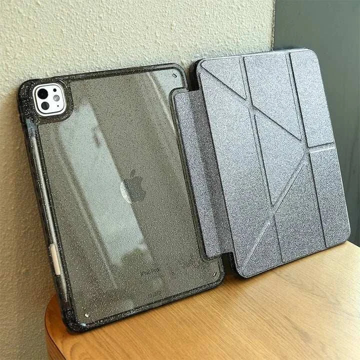 Coque Paillettes iPad – Support Multi-Angles Smart Cover - Smiles shop