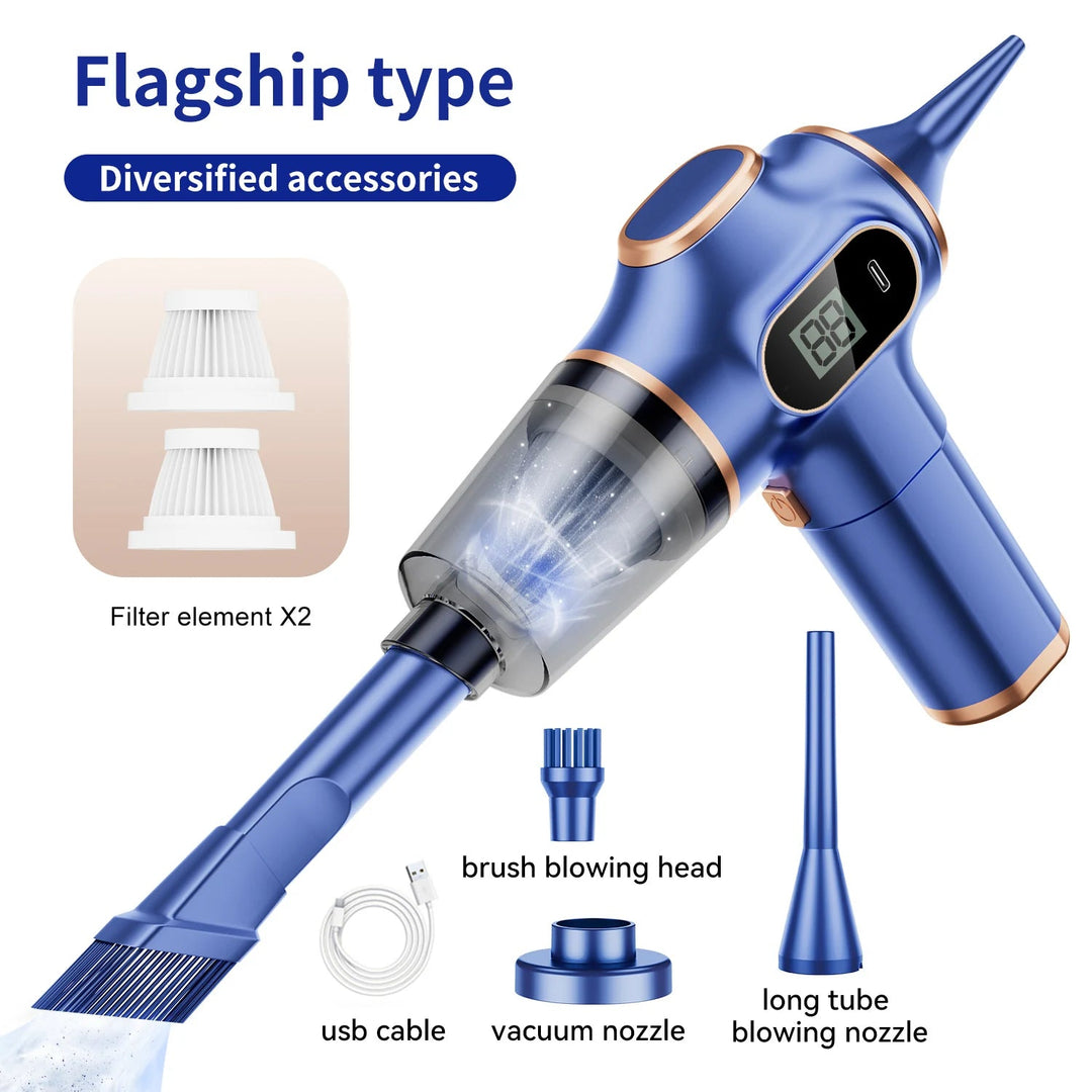 Cordless Car Vacuum Cleaner – 95000PA High Power Handheld - Smiles shop