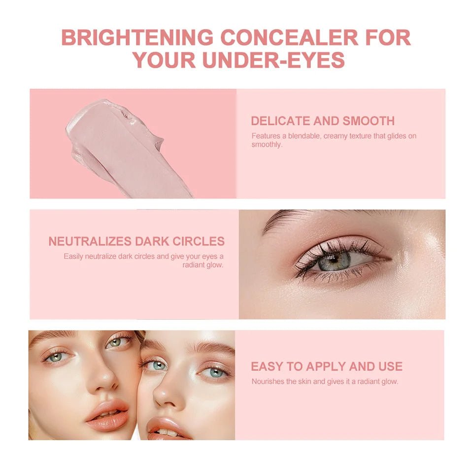 Correcteur contour des yeux — Illumine, efface les cernes & lisse les rides, 10g - Smiles shop