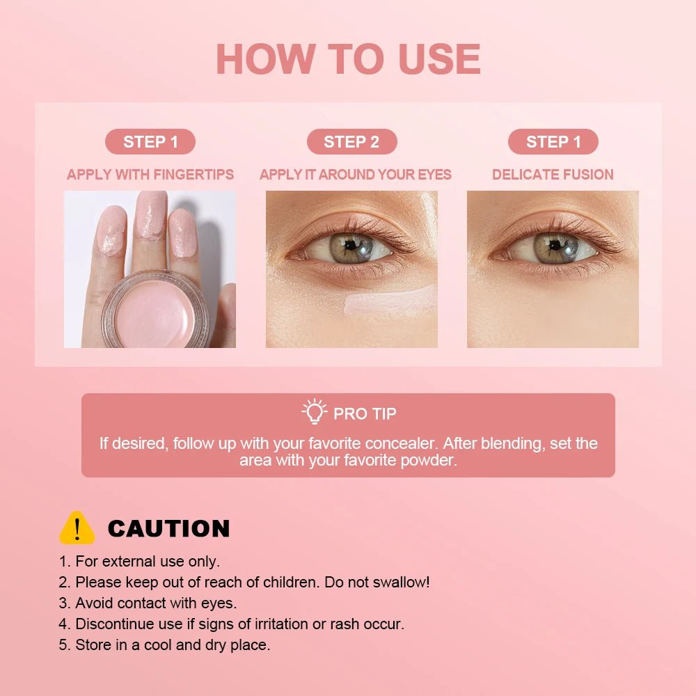 Correcteur contour des yeux — Illumine, efface les cernes & lisse les rides, 10g - Smiles shop