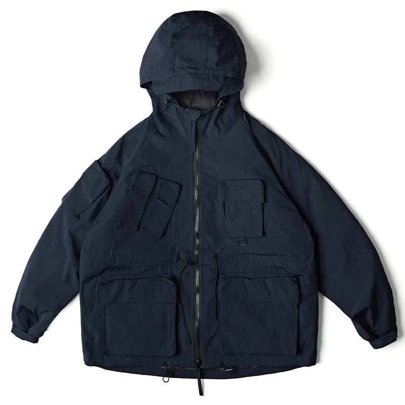 Doudoune Cargo Homme 90% Duvet – Capuche, Coupe-Vent & Style Harajuku Hiver - Smiles shop