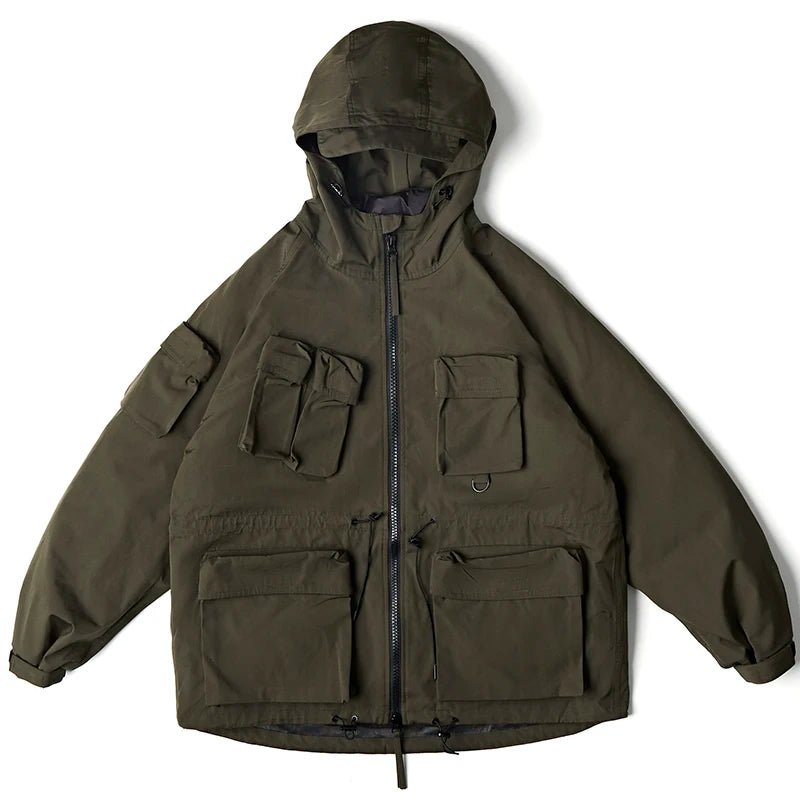 Doudoune Cargo Homme 90% Duvet – Capuche, Coupe-Vent & Style Harajuku Hiver - Smiles shop