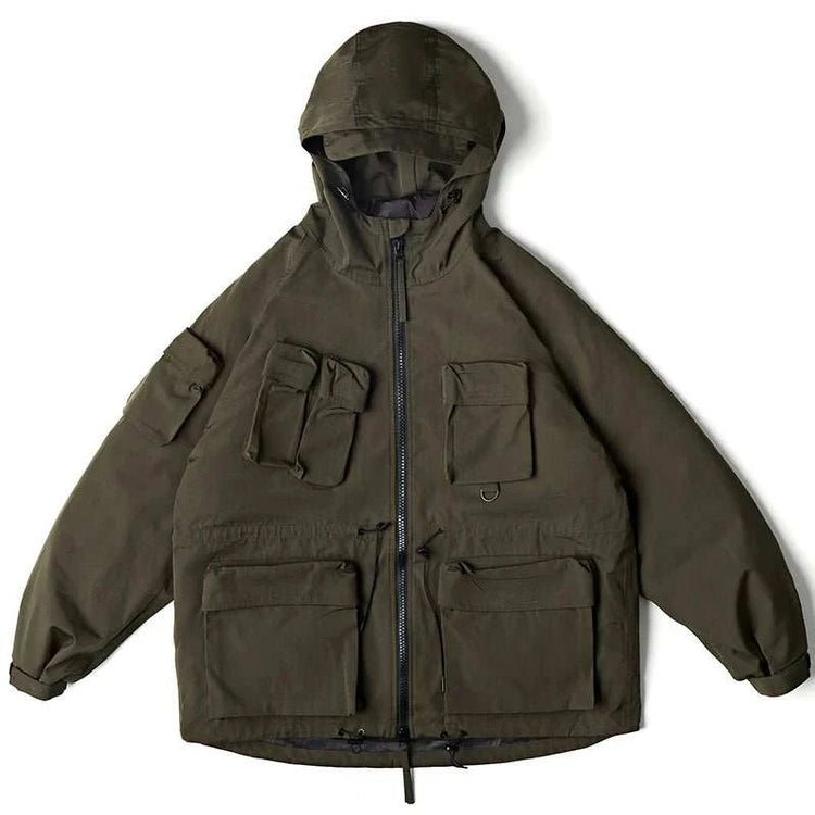 Doudoune Cargo Homme 90% Duvet – Capuche, Coupe-Vent & Style Harajuku Hiver - Smiles shop
