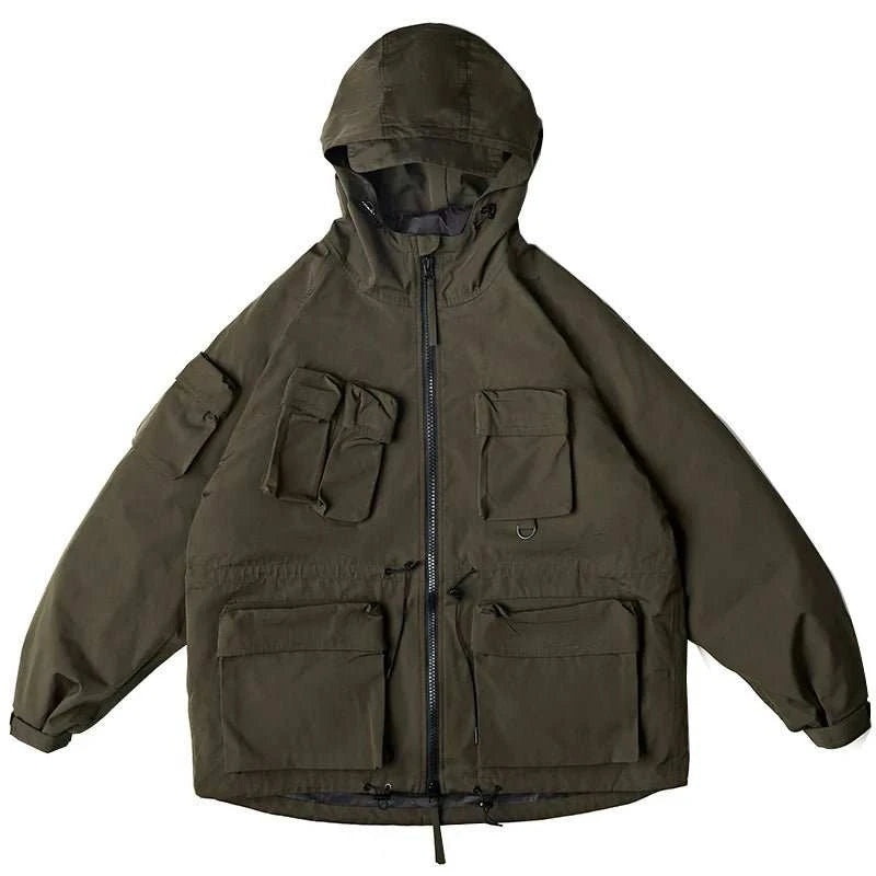 Doudoune Cargo Homme 90% Duvet – Capuche, Coupe-Vent & Style Harajuku Hiver - Smiles shop