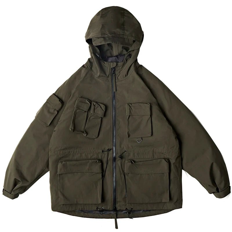 Doudoune Cargo Homme 90% Duvet – Capuche, Coupe-Vent & Style Harajuku Hiver - Smiles shop