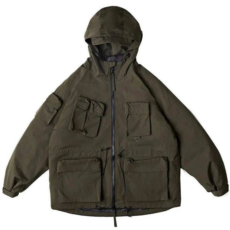 Doudoune Cargo Homme 90% Duvet – Capuche, Coupe-Vent & Style Harajuku Hiver - Smiles shop