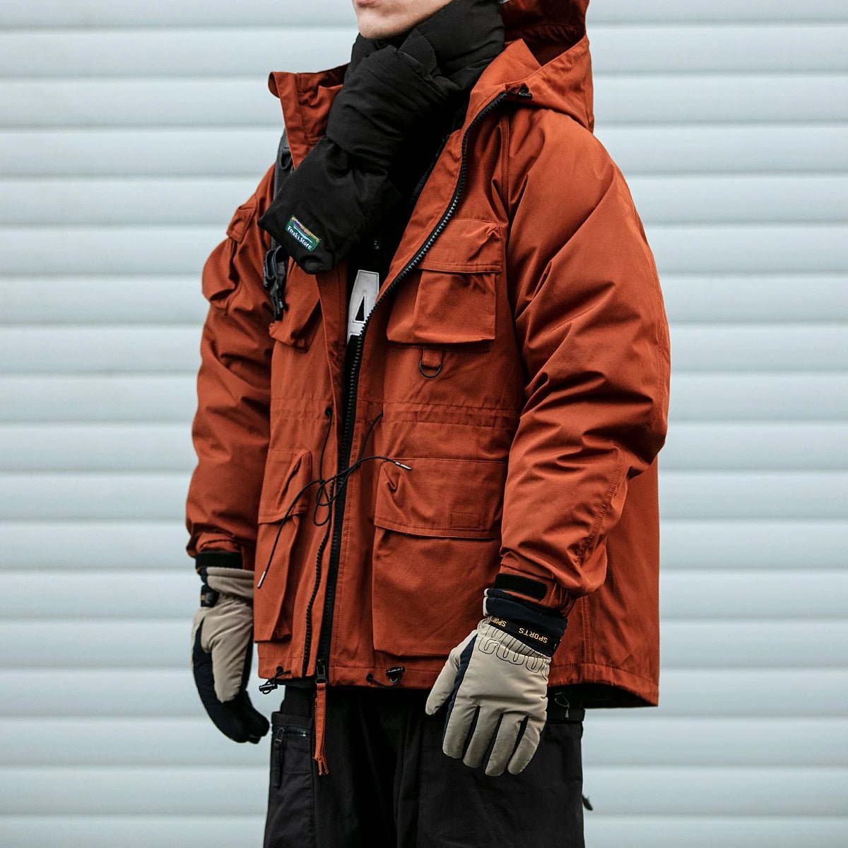 Doudoune Cargo Homme 90% Duvet – Capuche, Coupe-Vent & Style Harajuku Hiver - Smiles shop