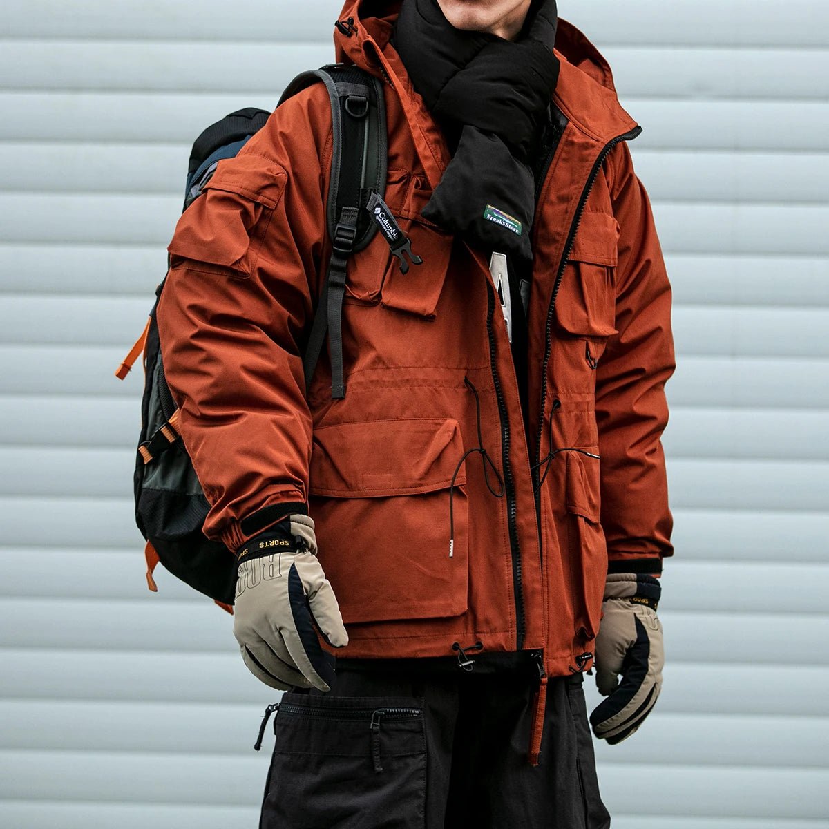 Doudoune Cargo Homme 90% Duvet – Capuche, Coupe-Vent & Style Harajuku Hiver - Smiles shop