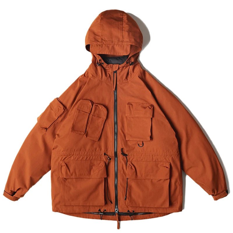 Doudoune Cargo Homme 90% Duvet – Capuche, Coupe-Vent & Style Harajuku Hiver - Smiles shop