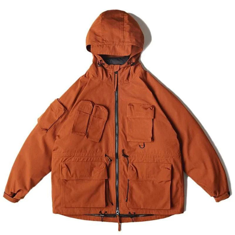 Doudoune Cargo Homme 90% Duvet – Capuche, Coupe-Vent & Style Harajuku Hiver - Smiles shop