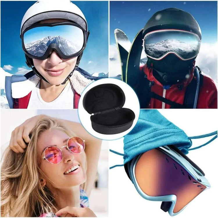 Étui de Protection EVA pour Masque de Ski – Coque Rigide, Zip & Crochet - Smiles shop