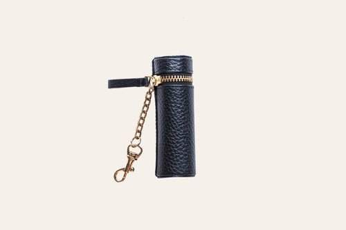 Étui Rouge à Lèvres en Cuir Véritable – Fixable sur Sac, Compact & Chic - Smiles shop