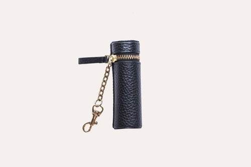 Étui Rouge à Lèvres en Cuir Véritable – Fixable sur Sac, Compact & Chic - Smiles shop