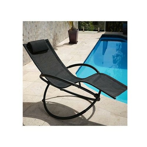 Fauteuil Zéro Gravité Pliable Arcadia – Bascule, Acier, Filet PVC Résistant, 125kg, Extérieur - Smiles shop