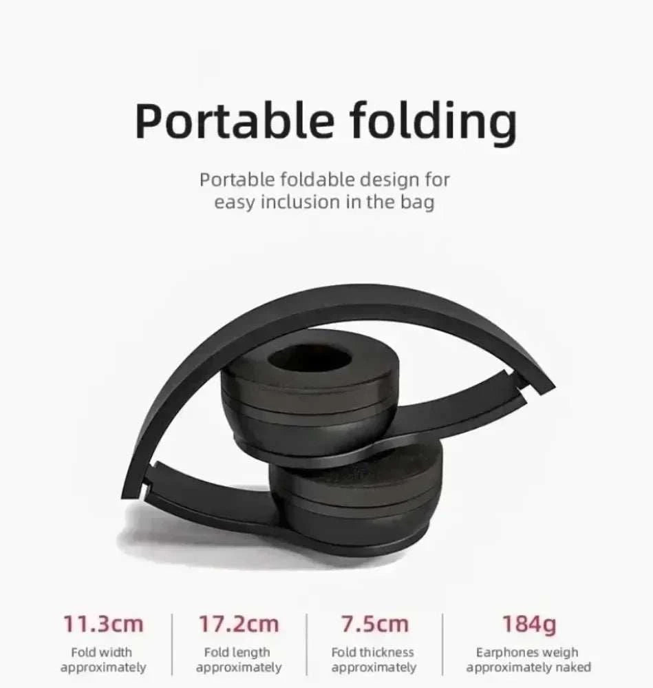 Foldable Bluetooth Headphones - Smiles shop
